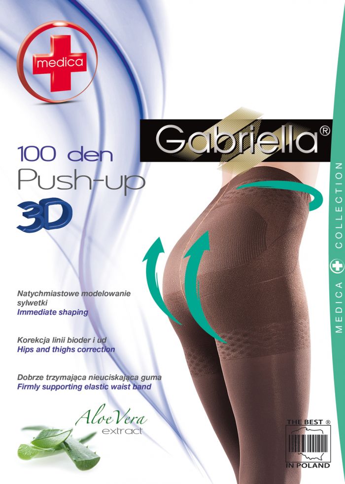 Gabriella Medica Push-up 100 3d  Medical Hosiery | Pantyhose Library