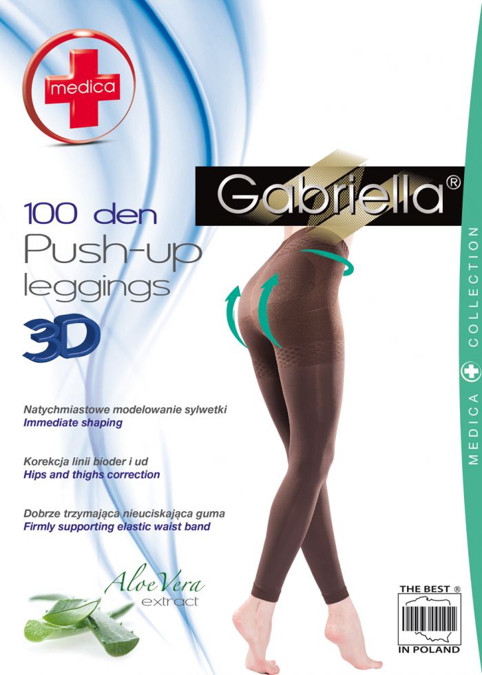 Gabriella Medica Push-up Leggins 100 3d  Medical Hosiery | Pantyhose Library