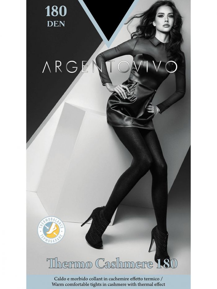 Argentovivo Winter Tights - Thermo Cashmere 180  Hosiery Catalog | Pantyhose Library