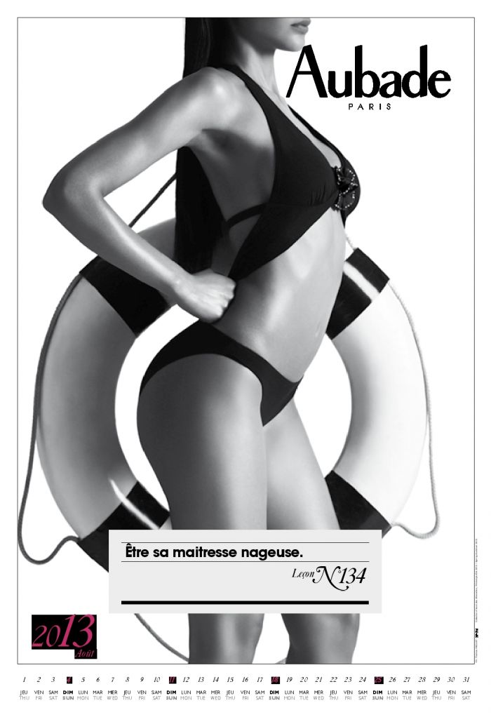 Aubade Aubade-calendar-2013-9  Calendar 2013 | Pantyhose Library