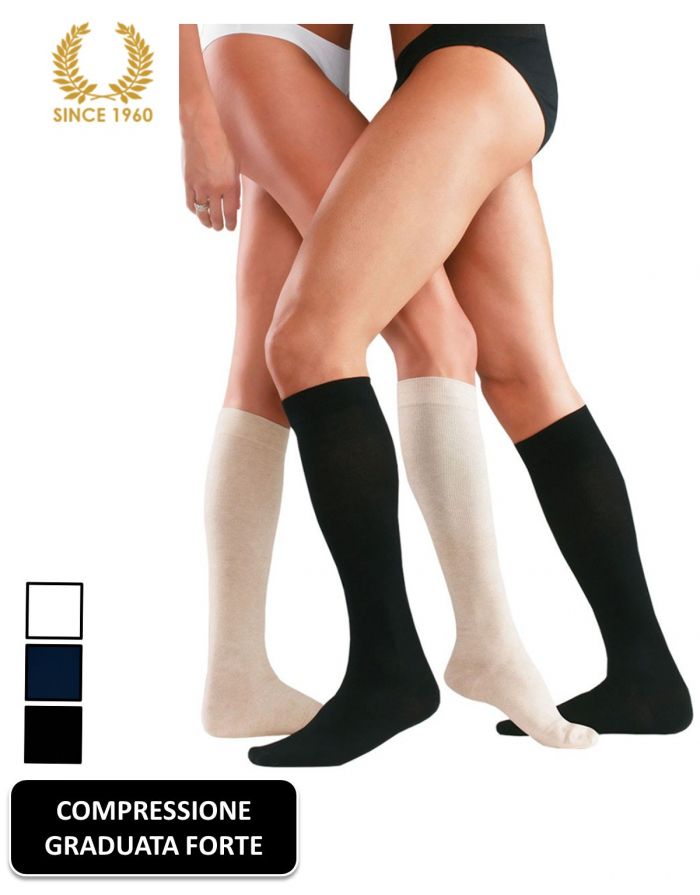 Calzitaly Cotton Compression Socks 15-21 Mmhg Detail  Graduated Compression Hosiery 2017 | Pantyhose Library