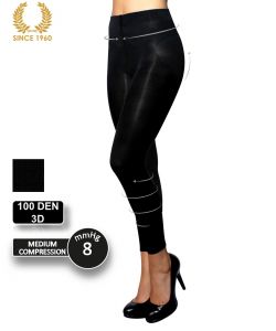 support footless tights factor 8 -100 den front