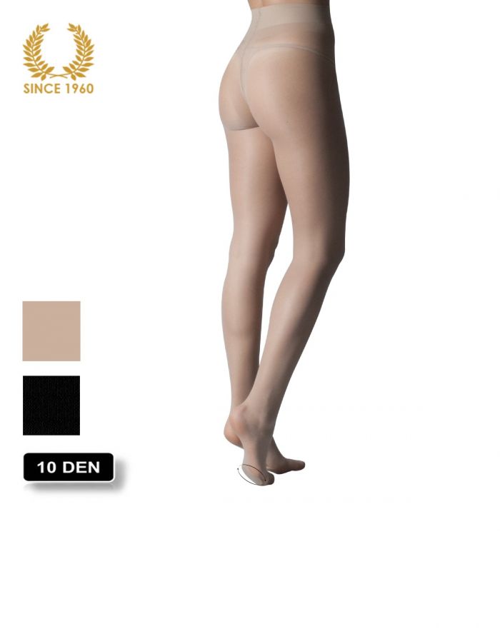 Calzitaly High Heels Tights With Cushion - 10 Den Back  Support Hosiery | Pantyhose Library