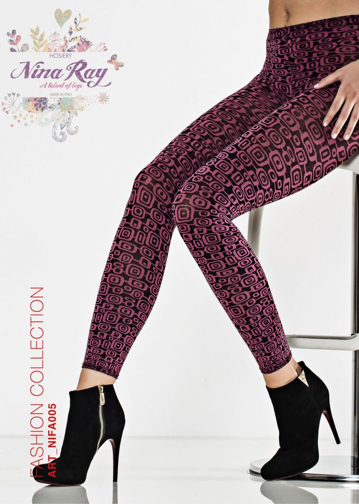 Nina Ray Multifiber Optical Pattern Leggings - 70  Fashion Collection | Pantyhose Library