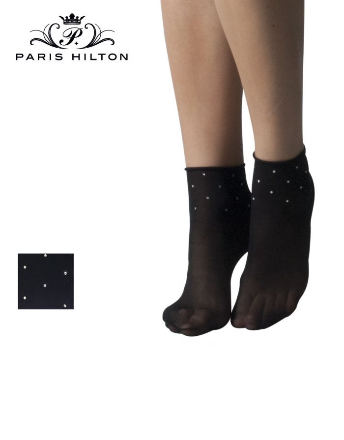 Paris Hilton Paris Hilton Calzino 20 Lungo Strass Front  Hosiery Collection 2017 | Pantyhose Library