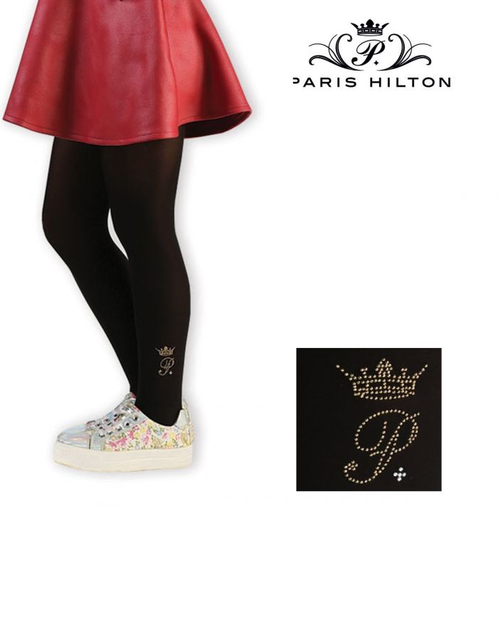 Paris Hilton Paris Hilton Collant Bimba Logo  Hosiery Collection 2017 | Pantyhose Library