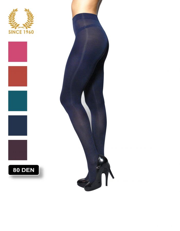Calzitaly Colored Tights  80den Blue  Fashion Tights 2017 | Pantyhose Library
