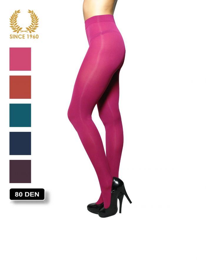 Calzitaly Colored Tights  80den Pink  Fashion Tights 2017 | Pantyhose Library