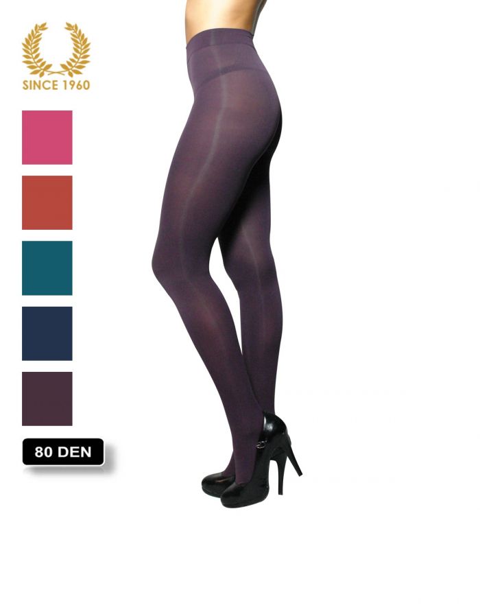 Calzitaly Colored Tights  80den Purple  Fashion Tights 2017 | Pantyhose Library