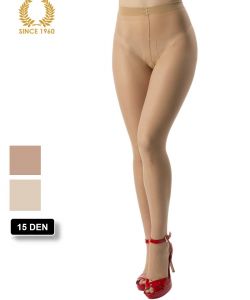 toeless tights nude finish -15 den  front