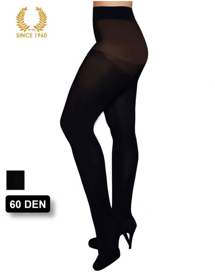 Calzitaly Opaque Plus Size Tights - Curvy  60 Den Detail (2)  Curvy Collection 2017 | Pantyhose Library