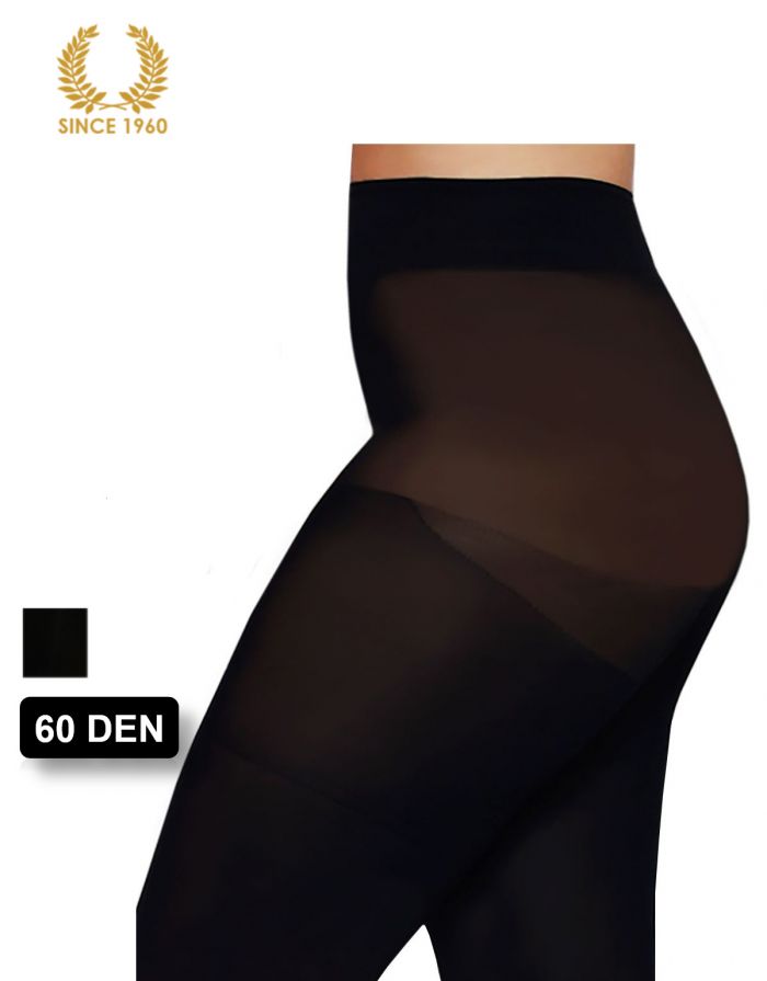 Calzitaly Opaque Plus Size Tights - Curvy  60 Den Detail  Curvy Collection 2017 | Pantyhose Library