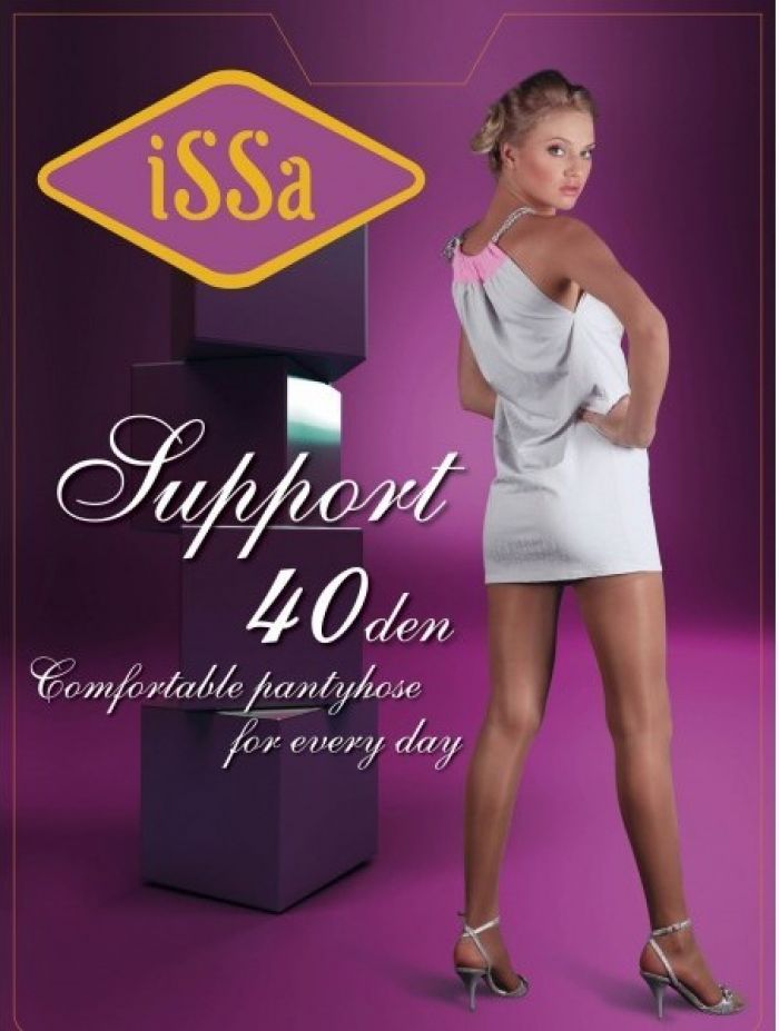 Issa Support 40 Den  Hosiery Collection | Pantyhose Library