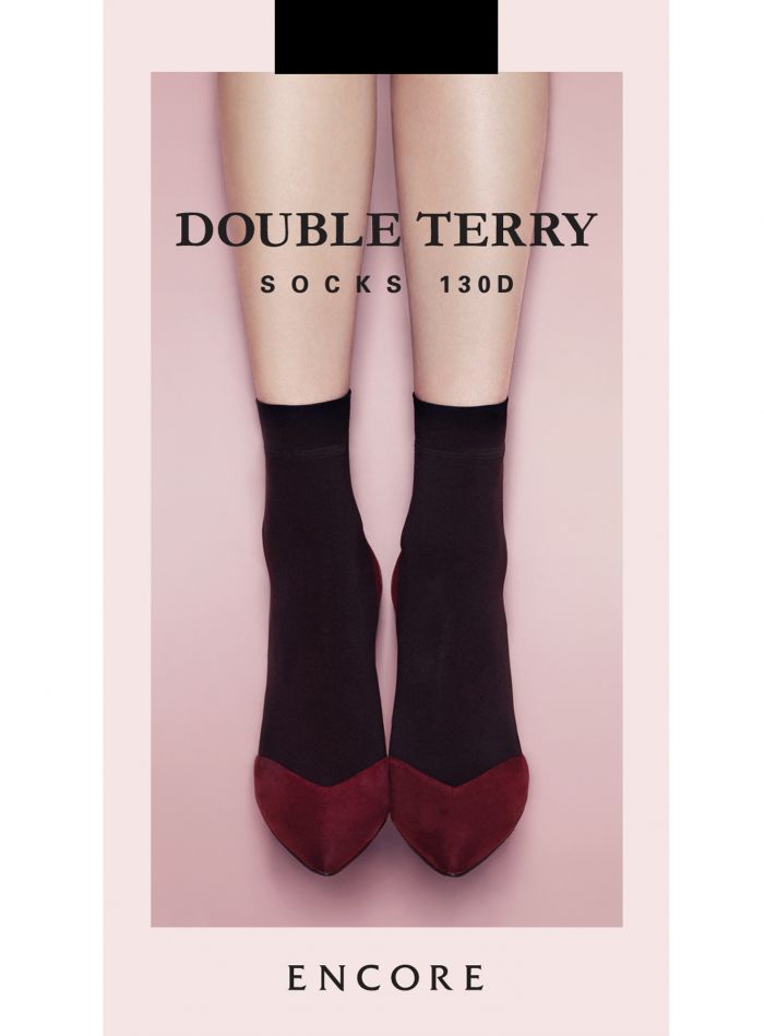 Encore Double Terry Socks 130 Den  Hosiery 2017 | Pantyhose Library