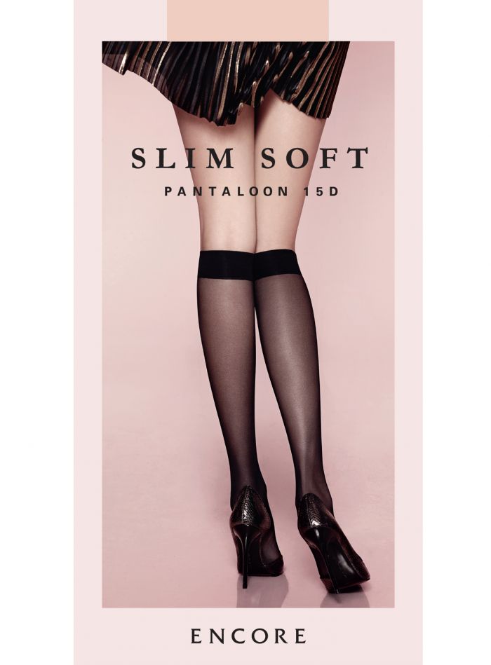 Encore Slim Soft Pantaloon 15 Den  Hosiery 2017 | Pantyhose Library