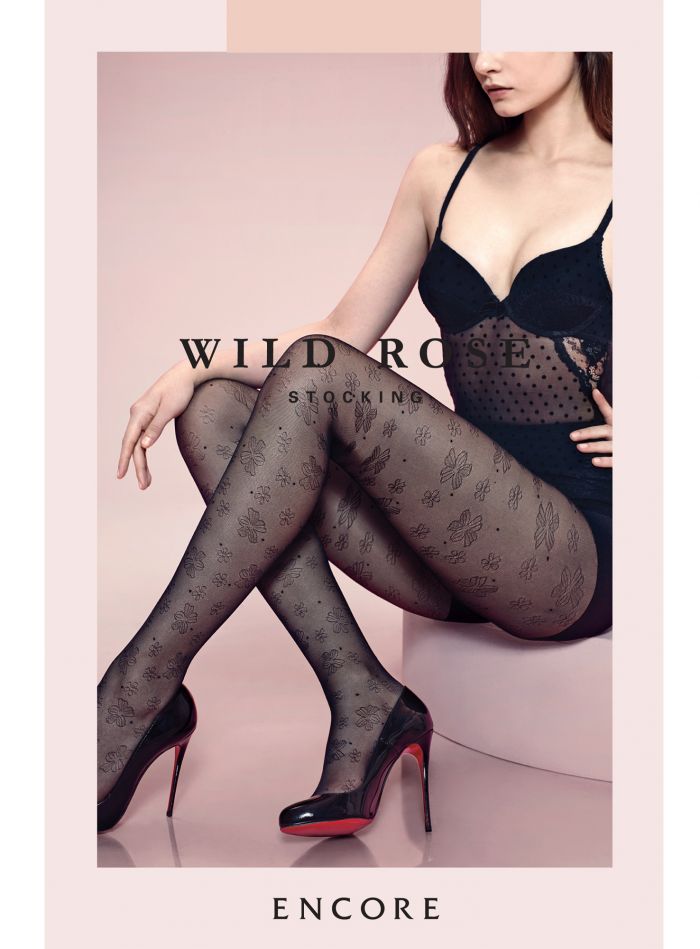Encore Wild Rose Stocking  Hosiery 2017 | Pantyhose Library