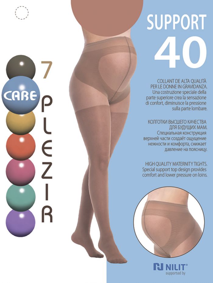 7 Plezir Maternity Line - Support 40-den  Collection 2017 | Pantyhose Library