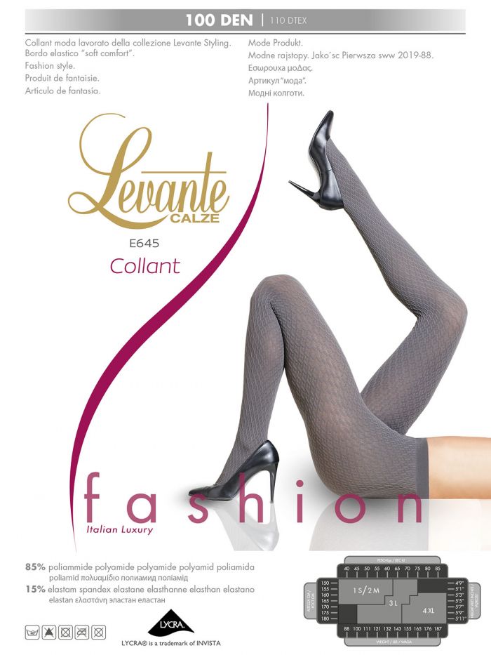 Levante E645  Moda FW 2016.17 | Pantyhose Library