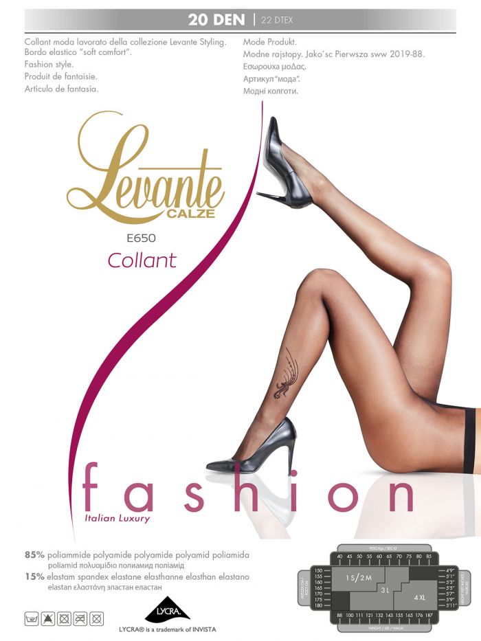 Levante E650  Moda FW 2016.17 | Pantyhose Library