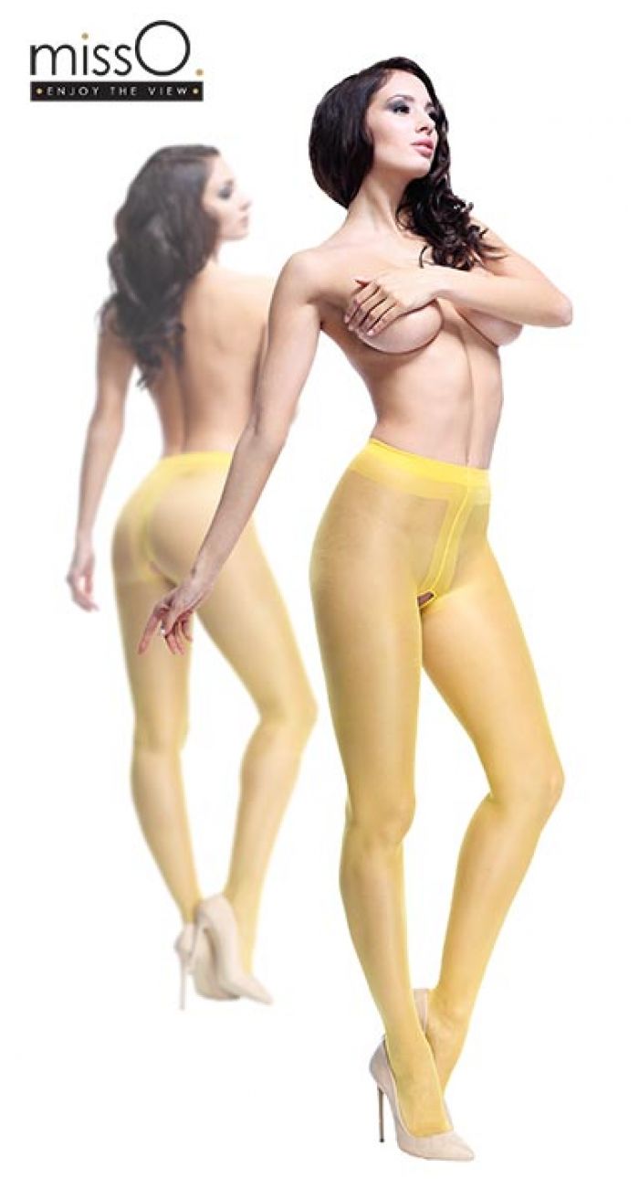 MissO Misso-p101-yellow  Hosiery Collection | Pantyhose Library