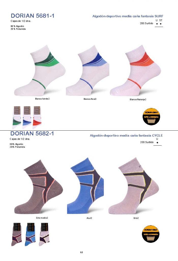 Dorian Gray Dorian-gray-socks-ss.2016-18  Socks SS.2016 | Pantyhose Library