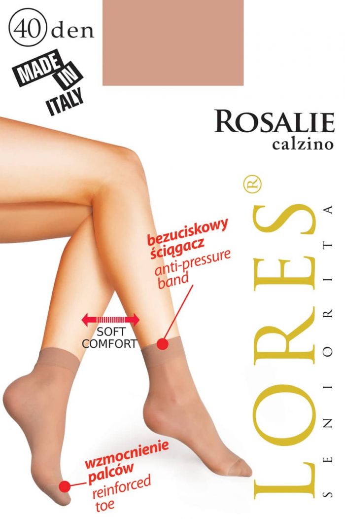 Seniorita Lores Rosalie 40 Den  Knee Over Knee and Socks | Pantyhose Library