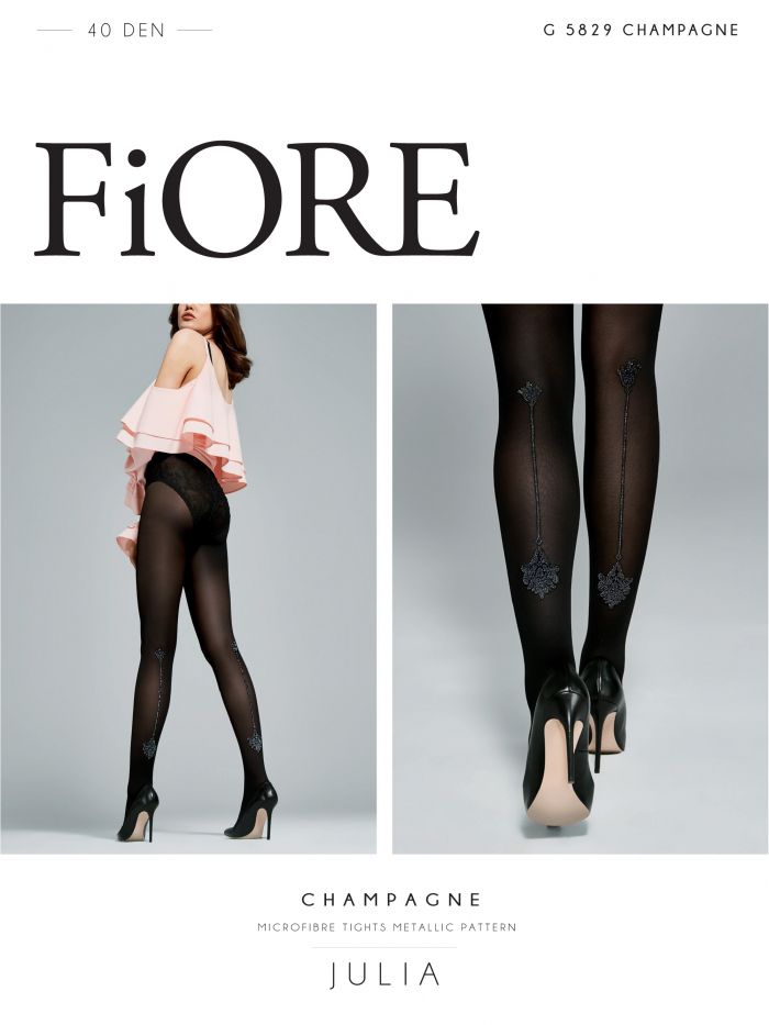 Fiore Champagne  Julia AW.2017.18 Hosiery Covers | Pantyhose Library