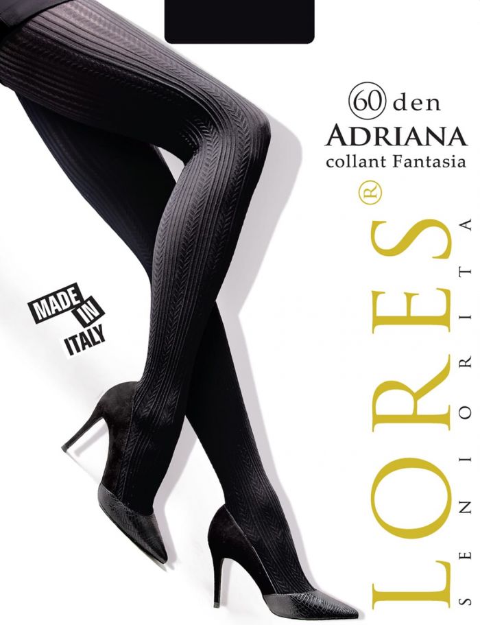 Seniorita Lores Adriana 60 Den Collant Fantasia  Collection 2017 | Pantyhose Library
