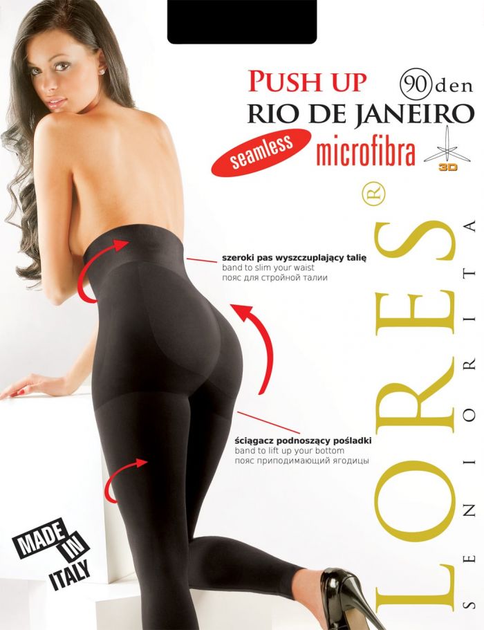 Seniorita Lores Rio De Janeiro 90 Den Microfibra 3d  Leggings 2017 | Pantyhose Library