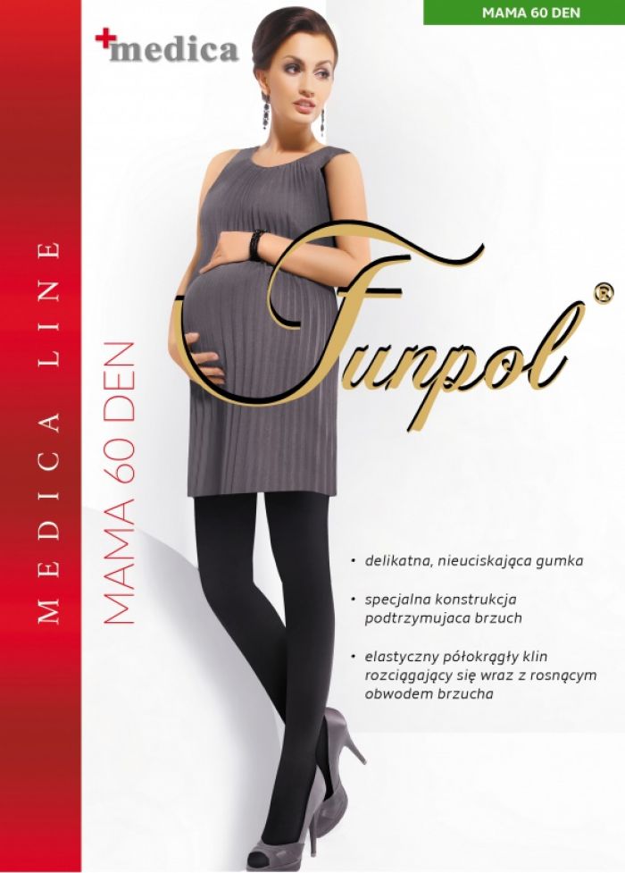 Funpol Rajstopy-mama-60-den  Maternity Corrective Tights 2017 | Pantyhose Library