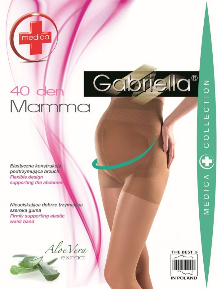 Gabriella Mamma-40den-kismama-harisnya  Solid Colour Tights 2017 | Pantyhose Library
