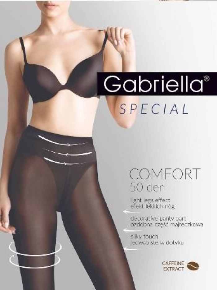 Gabriella Special-comfort-50den-koffeinnel-kezelt-harisnya  Solid Colour Tights 2017 | Pantyhose Library