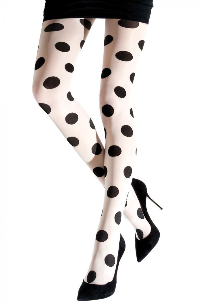 Emilio Cavallini Two-toned-large-dots-tights  Timeless Styles 2017 | Pantyhose Library
