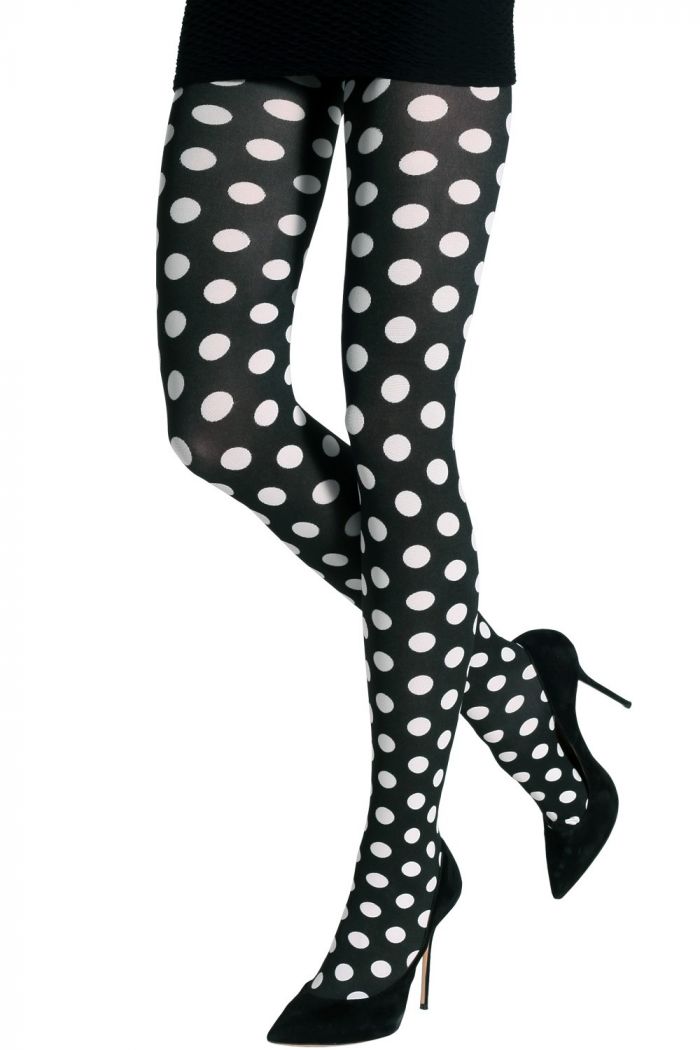 Emilio Cavallini Two-toned-medium-dots-tights  Timeless Styles 2017 | Pantyhose Library