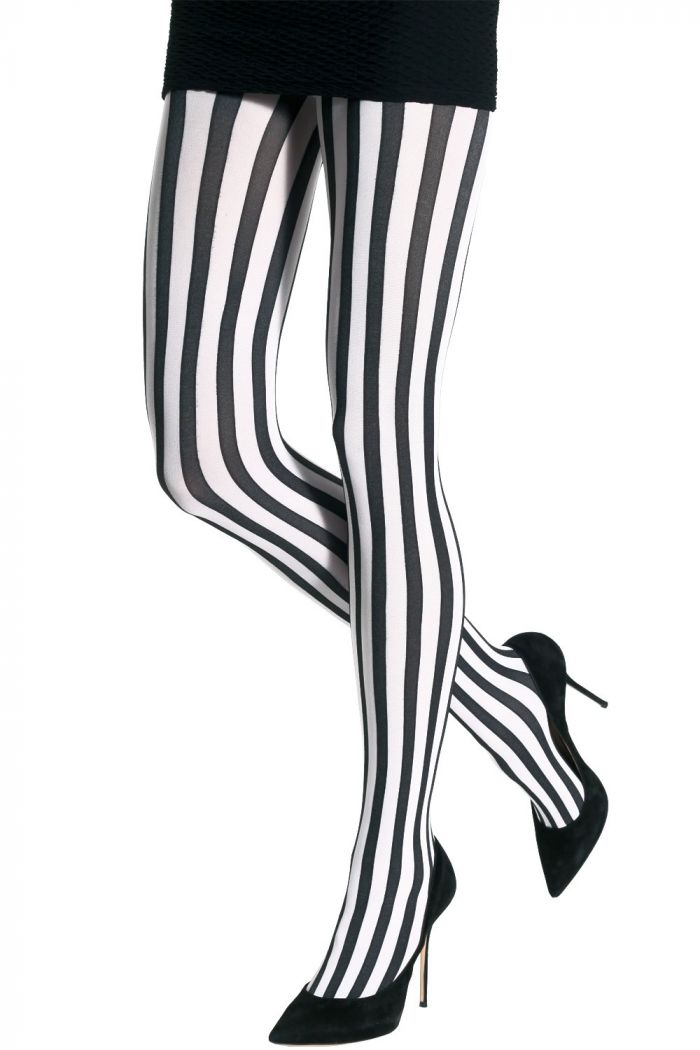 Emilio Cavallini Two-toned-vertical-stripes-tights  Timeless Styles 2017 | Pantyhose Library