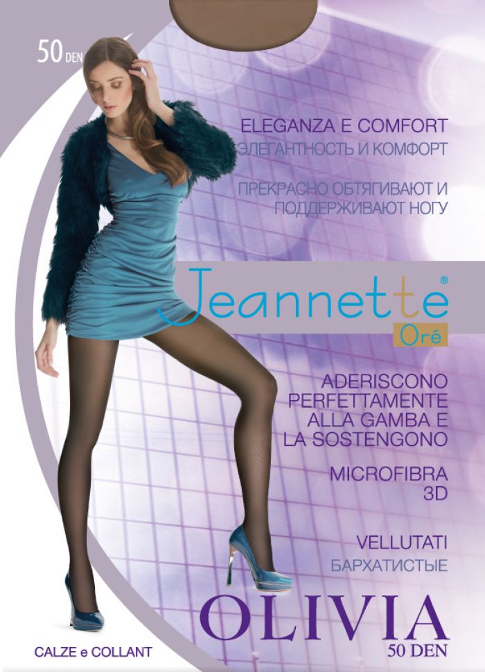 Jeannette Jeannette_collantmicrofiber_olivia50  Hosiery Collection | Pantyhose Library