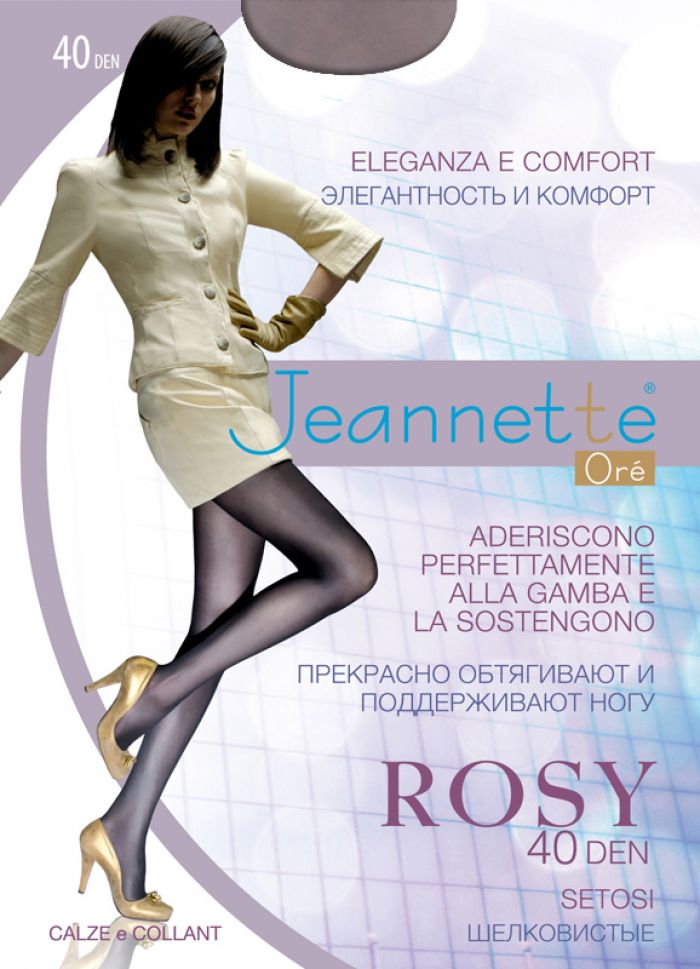 Jeannette Rosy_40  Hosiery Collection | Pantyhose Library