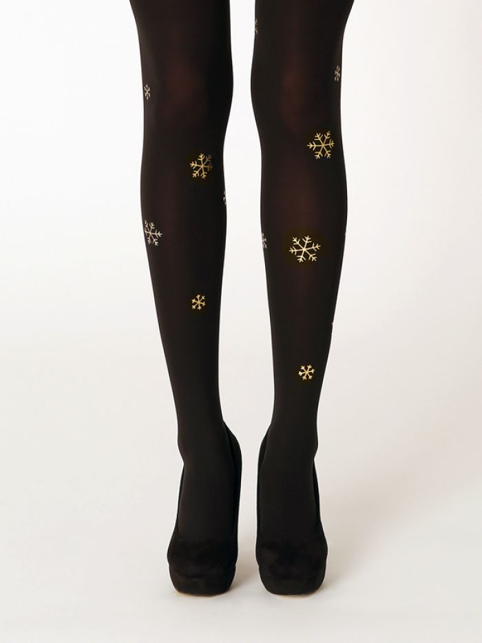 Virivee Golden-snowflake-tights  Hosiery Collection 2017 | Pantyhose Library