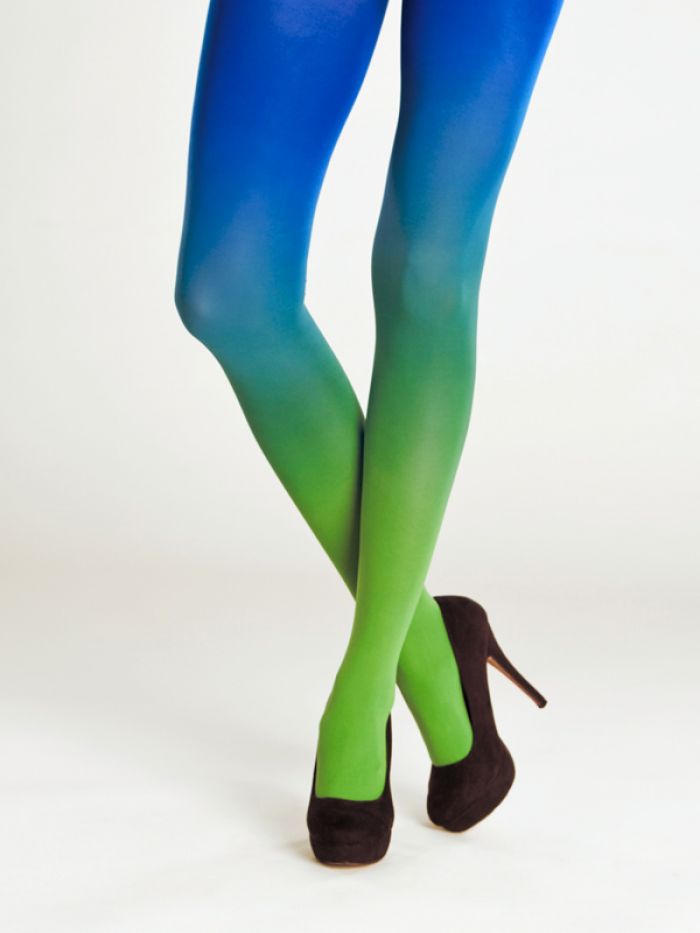 Virivee Green-blue-ombre-tights  Hosiery Collection 2017 | Pantyhose Library