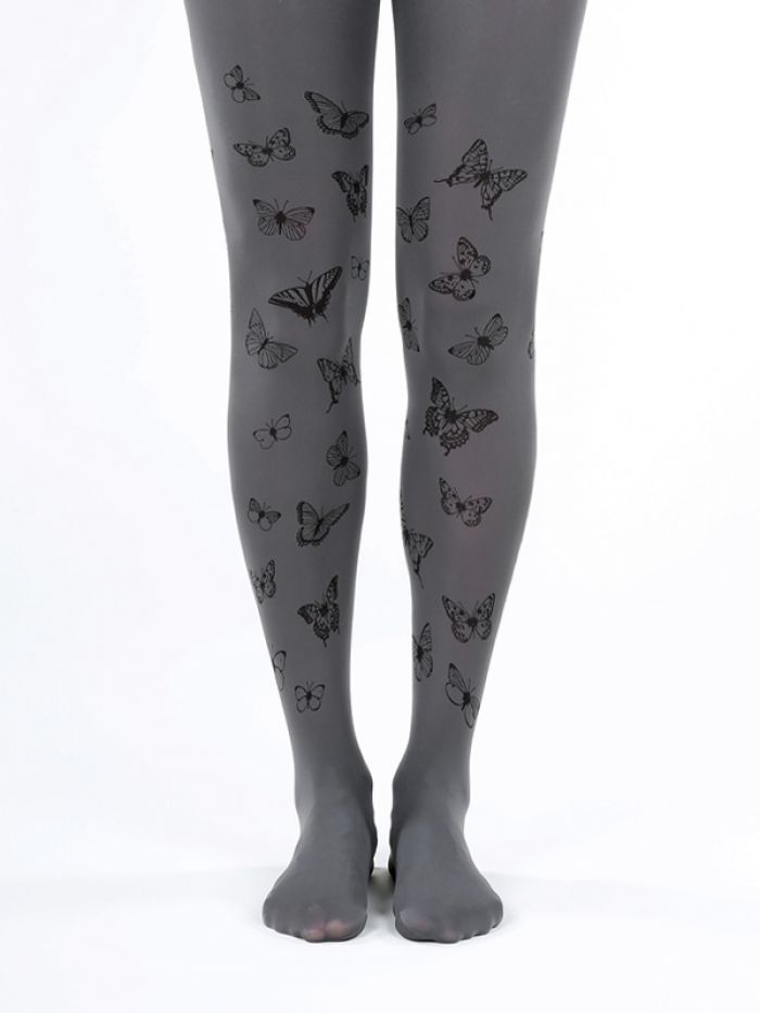 Virivee Grey-butterfly-tights  Hosiery Collection 2017 | Pantyhose Library