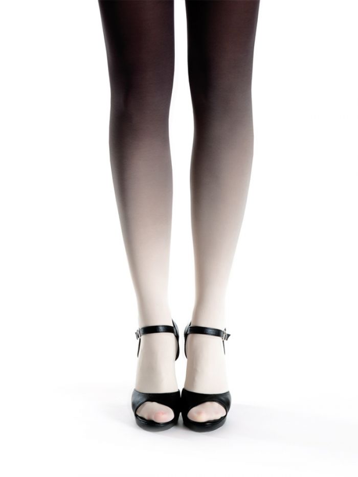 Virivee Ivory-black-ombre-tights  Hosiery Collection 2017 | Pantyhose Library