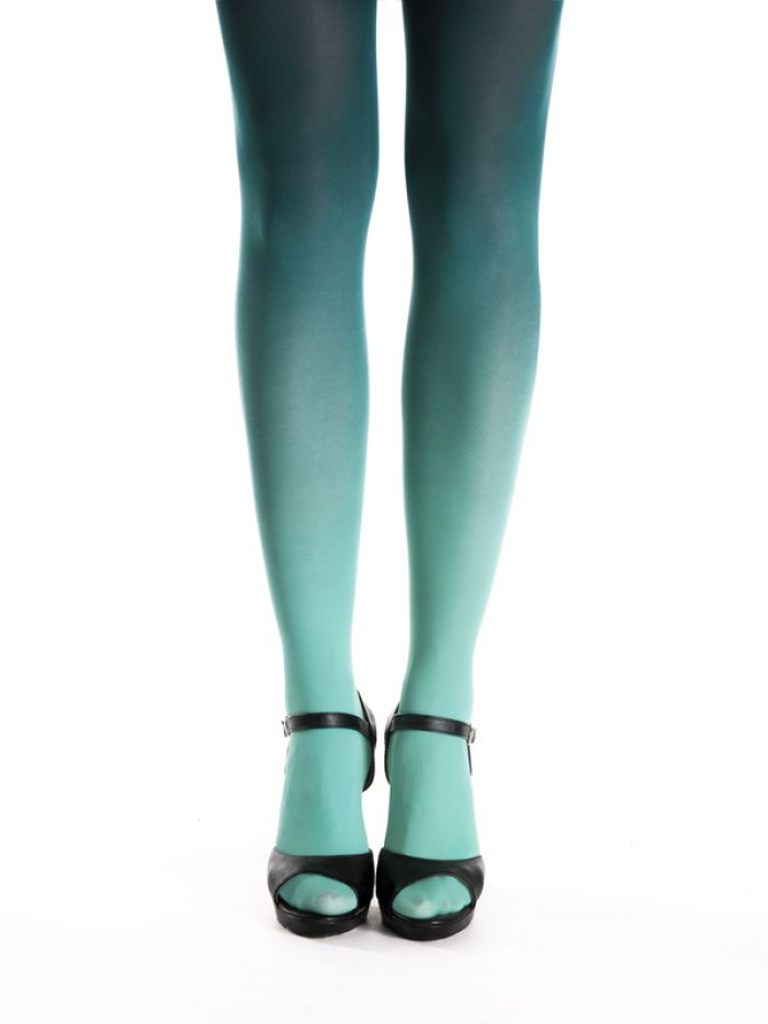 Virivee Teal-green-ombre-tights  Hosiery Collection 2017 | Pantyhose Library