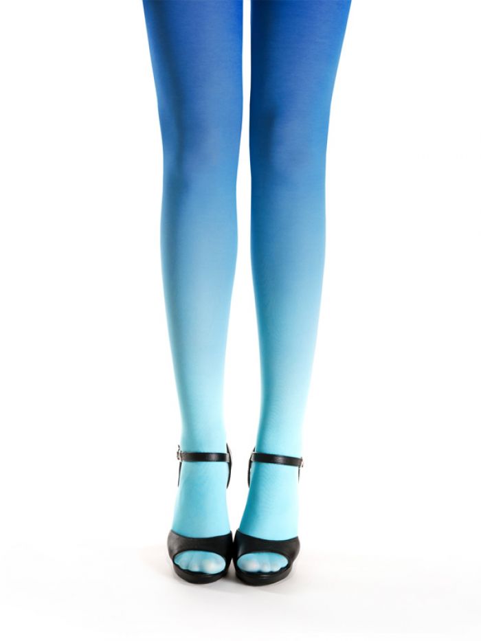 Virivee Turquoise-blue-ombre-tights  Hosiery Collection 2017 | Pantyhose Library
