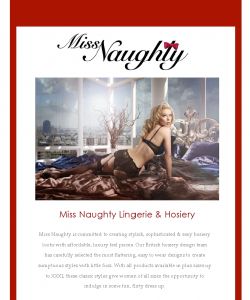 Miss Naughty - Lookbook 2017