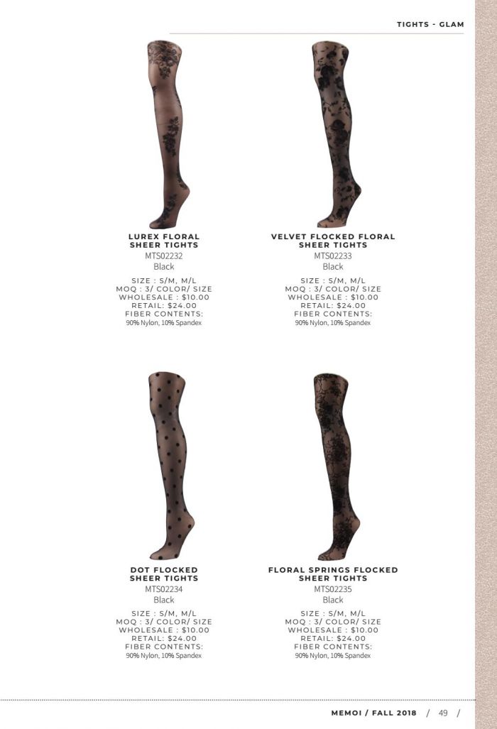 Memoi Memoi-fall-2018-ladies-fashion-49  Fall 2018 Ladies Fashion | Pantyhose Library