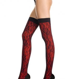 Floral-Lace-Thigh-Hi-With-Opaque-Lining
