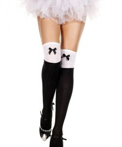 Two-Tone-Acrylic-Thigh-Hi-With-Satin-Bow