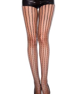Striped-Crochet-Spandex-Pantyhose