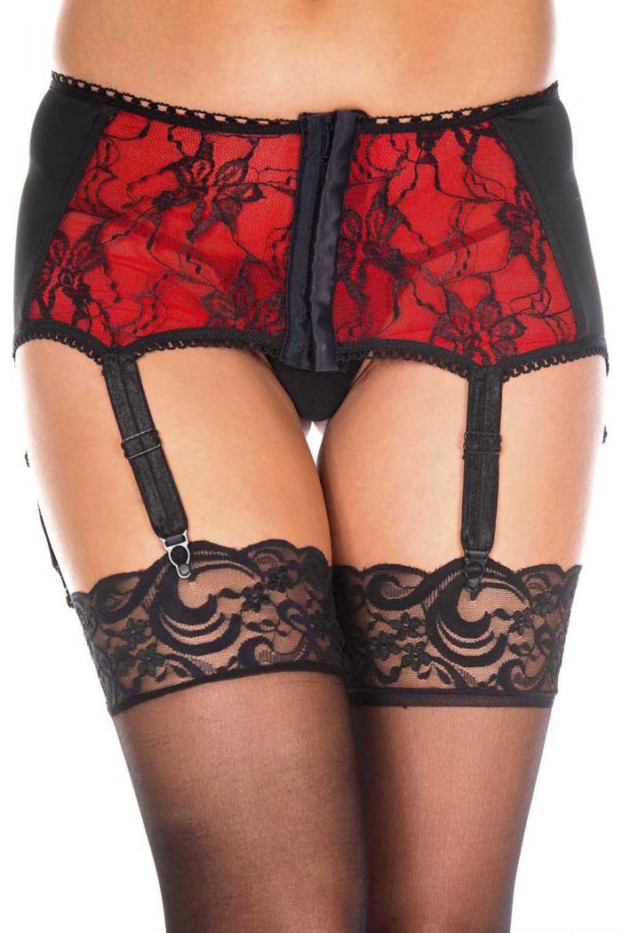 Music Legs Spandex-corset-look-lace-garterbelt  Suspender Pantyhose 2018 | Pantyhose Library
