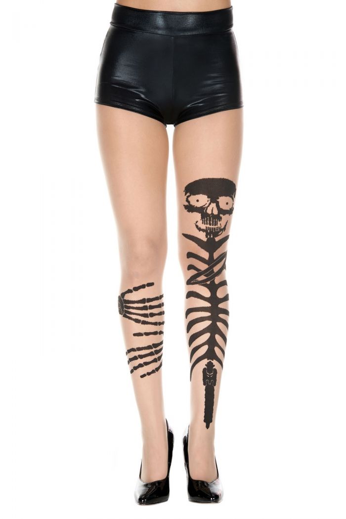 Music Legs Skeleton-grabbing-leg-look-spandex-tights  Halloween 2018 | Pantyhose Library